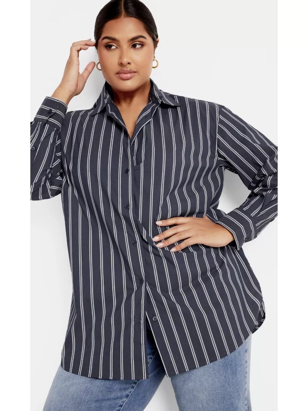 City Chic Celine Button Down